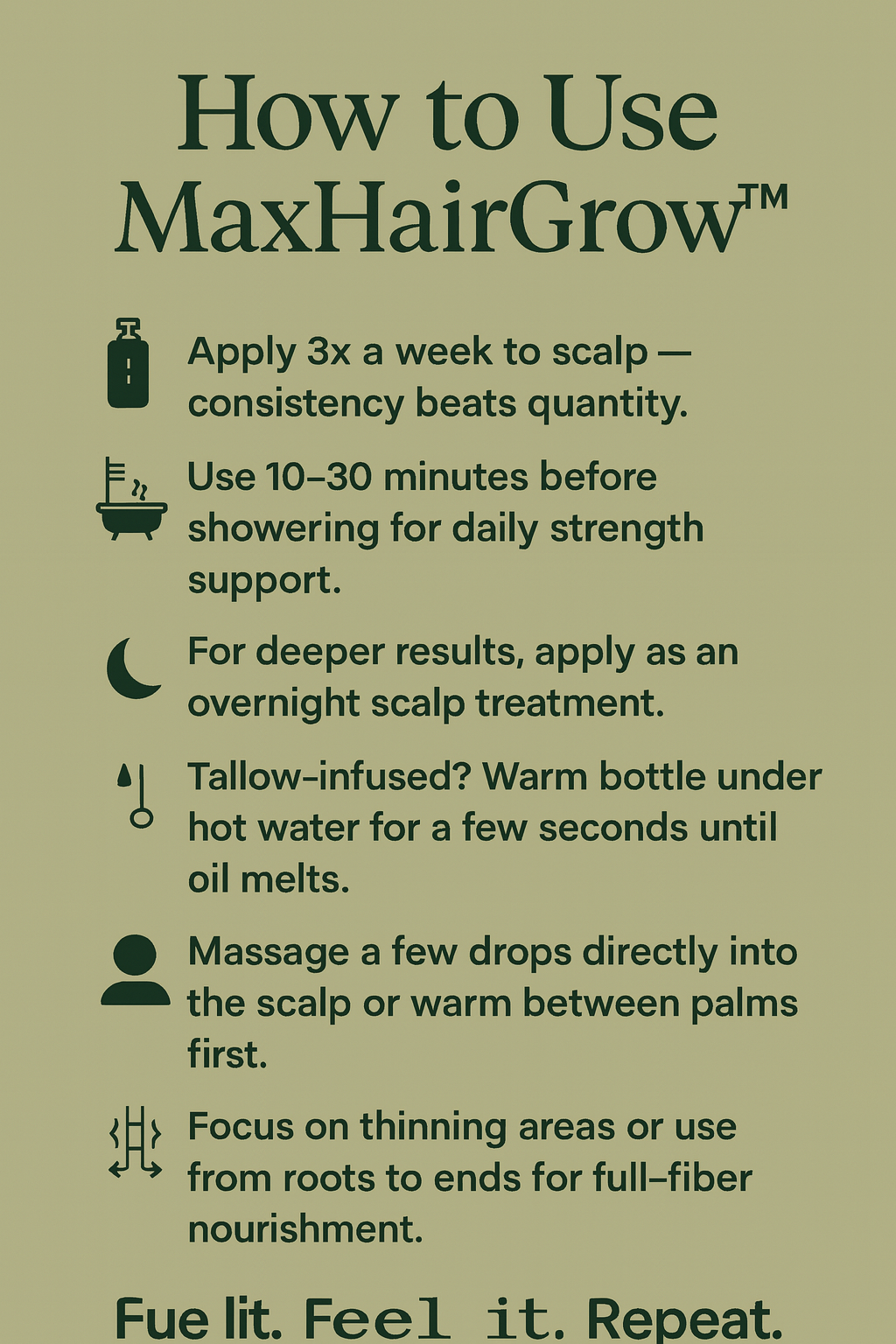 URNU MaxHairGrow – Original (Vegan) | Plant Force | Clean Power for Bold Regrowth