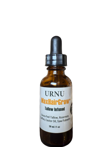 URNU MAXHairGrow – (Infused) Ancestral Fuel | Root-Strength Tallow + 17 Oils