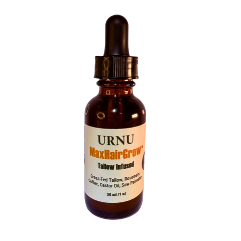 URNU MAXHairGrow – (Infused) Ancestral Fuel | Root-Strength Tallow + 17 Oils